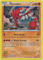 Groudon 84/160 Cracked Ice Holo Promo - Theme Deck Exclusive